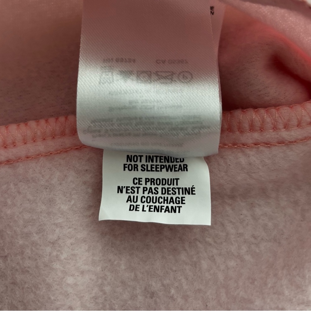 COLUMBIA Infant Fleece Snowsuit. Pink with Gray Trim. Size 0-3 Months. - Picture 10 of 12